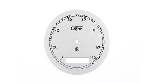 Speedometer dial Ogar up to 140km/h