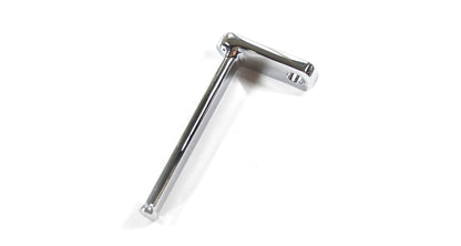 Footpeg Pin with Bracket Chrome Slovak Made