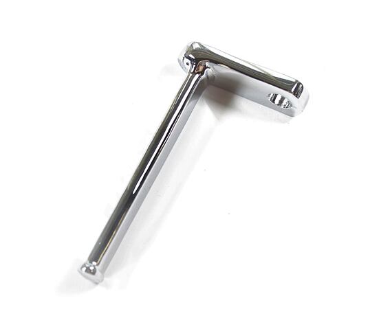 Footpeg Pin with Bracket Chrome Slovak Made