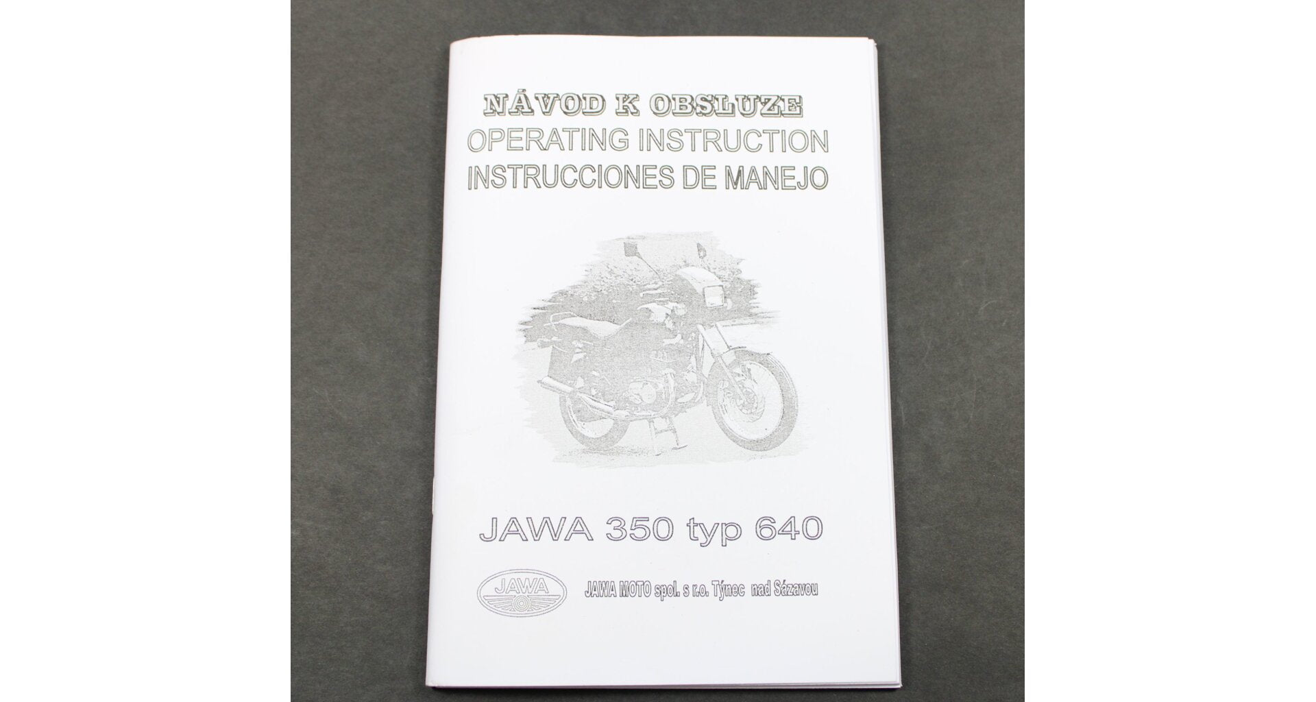 Owner's Manual Jawa 350 type 640