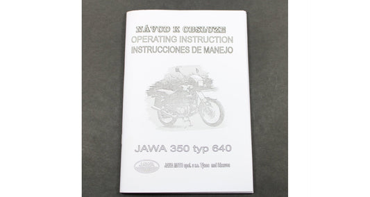 Owner's Manual Jawa 350 type 640