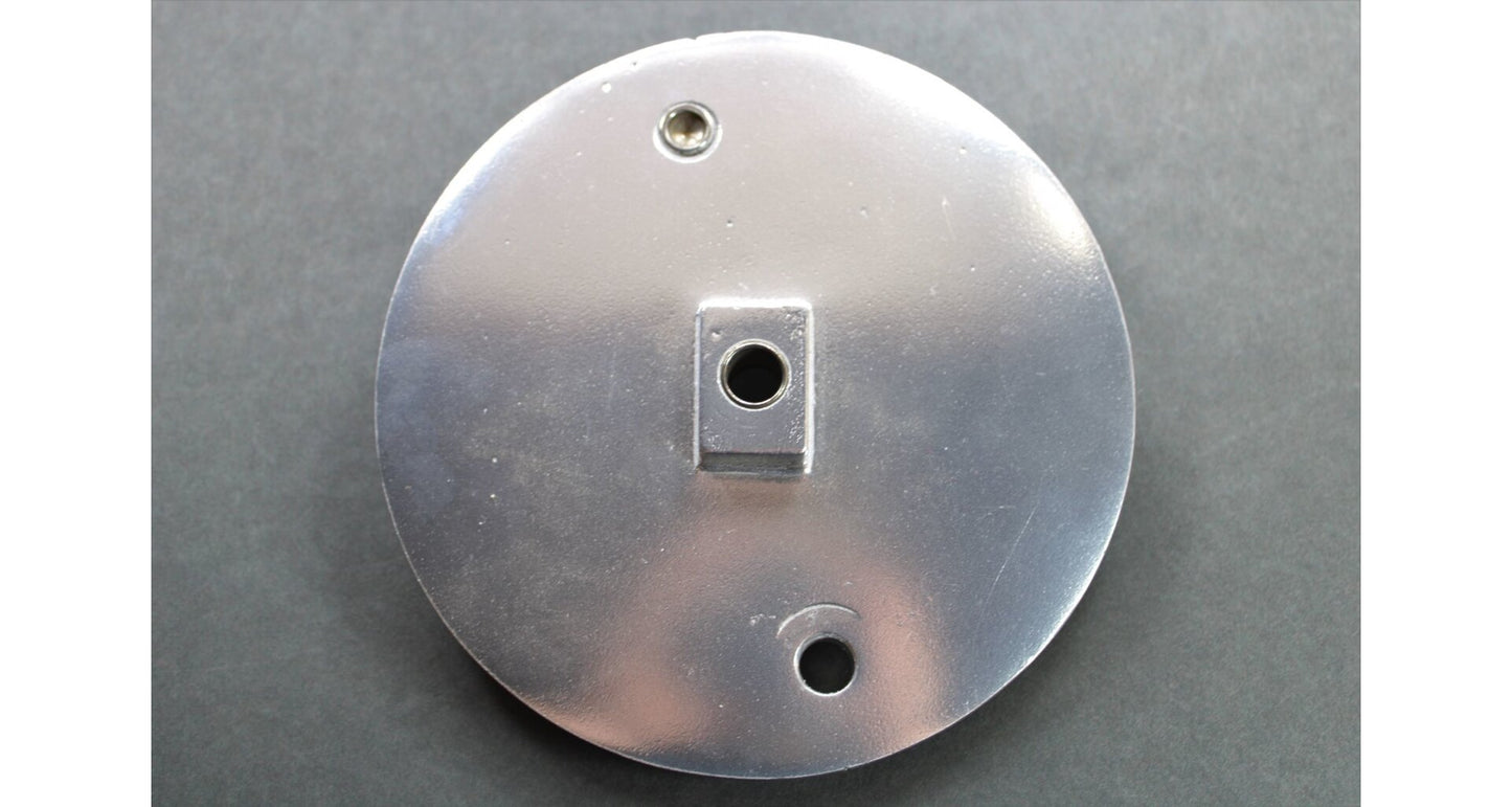 Aluminum Front Brake Shield Jawa Pérák 150mm Polished