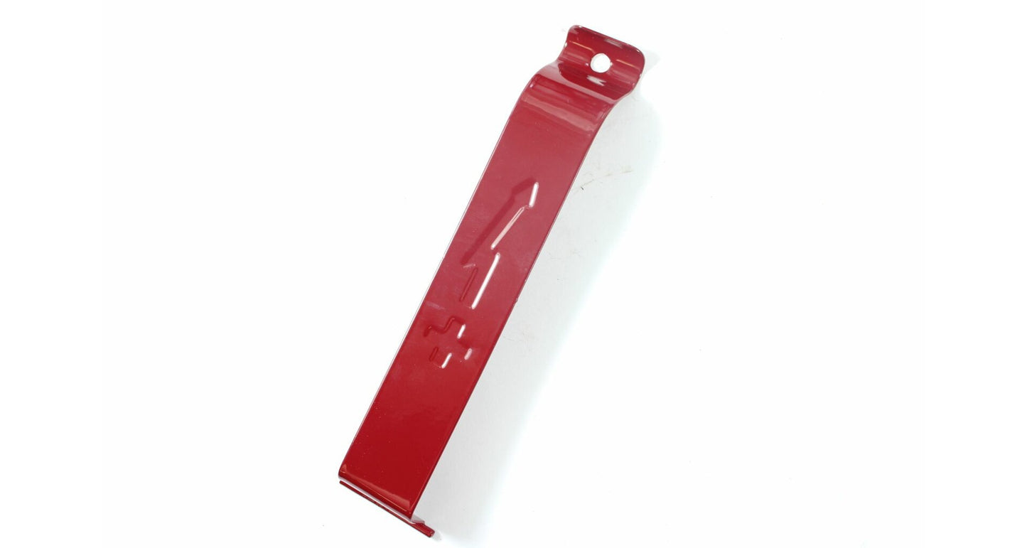 Battery holder, Jawa-ČZ Kývačka, red, with lightning bolt + plus mark