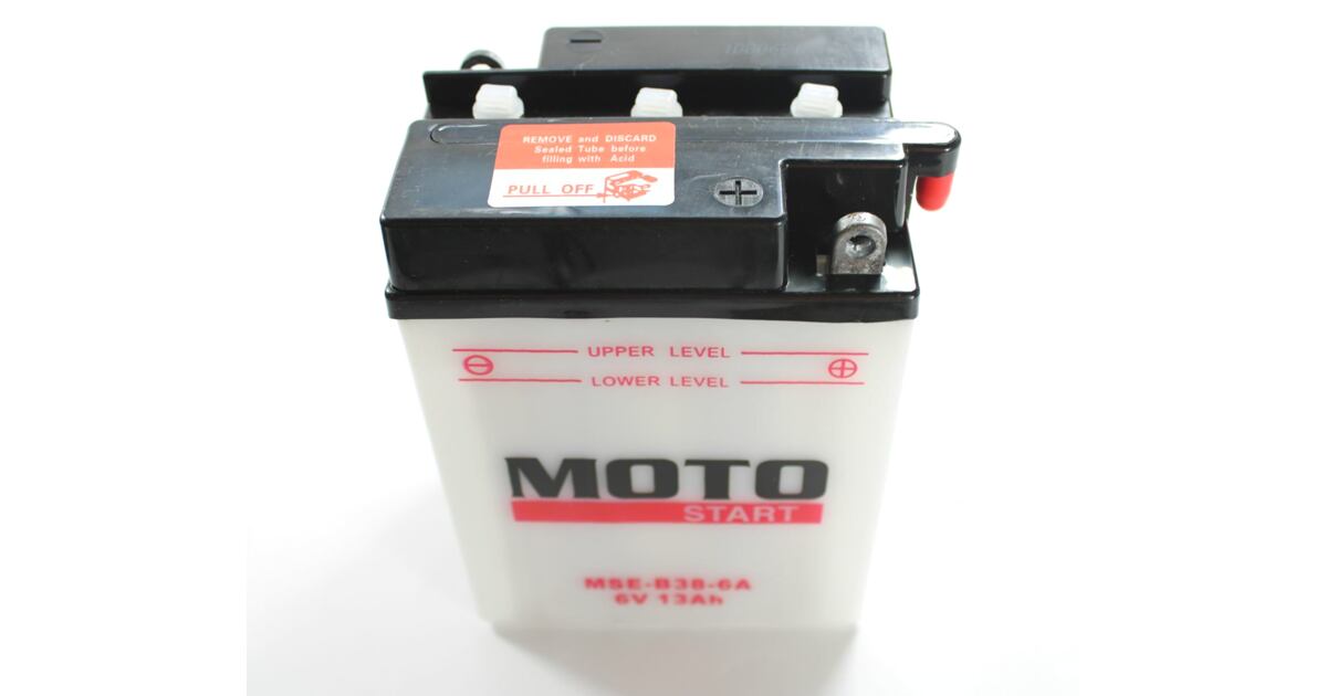 MOTO START Battery 6V 13Ah B38