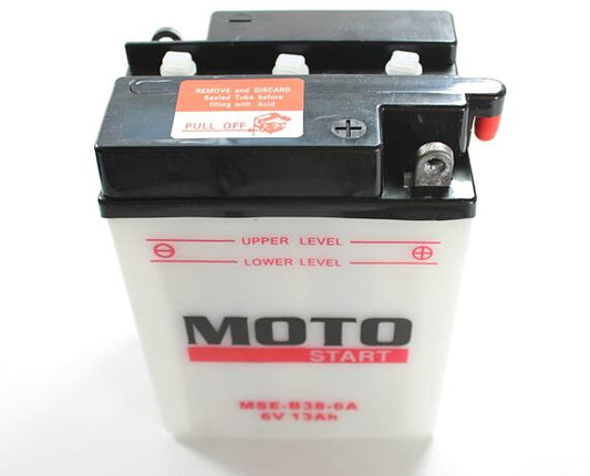 MOTO START Battery 6V 13Ah B38