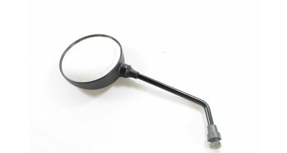 Black Round Mirrors for Handlebars M10 pair TWN