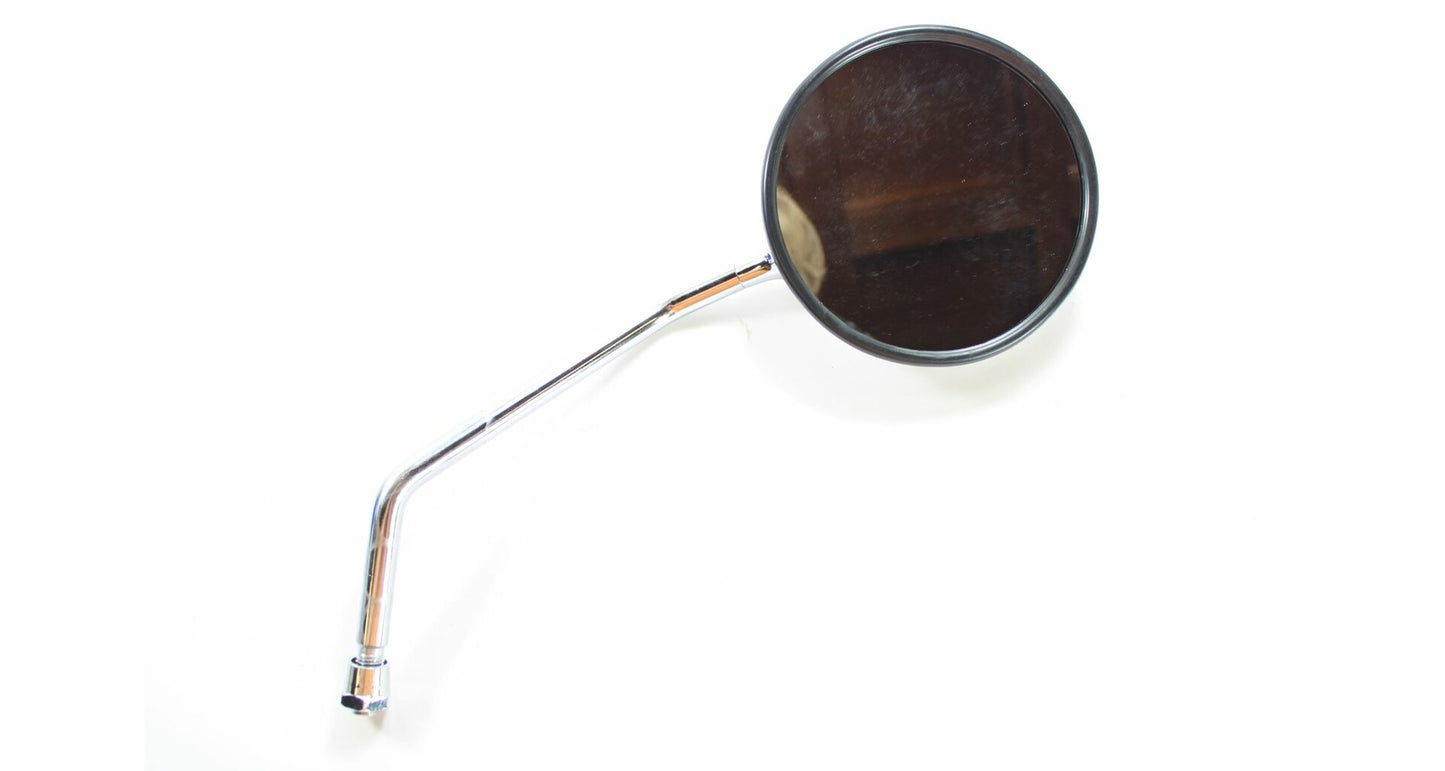 Chrome Round Mirrors for Handlebars M10 pair TWN