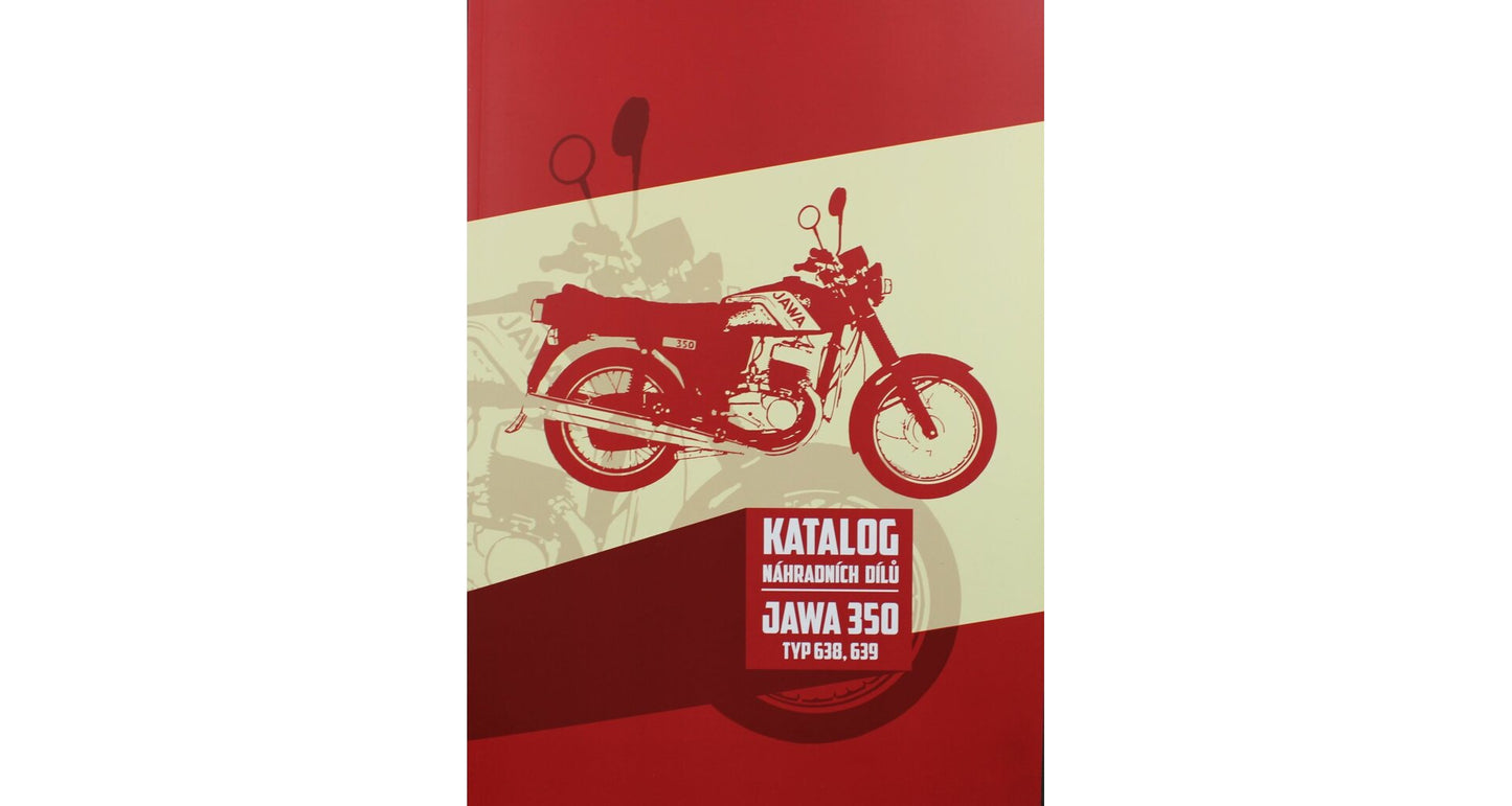 Spare parts catalog Jawa 350 type 638 639