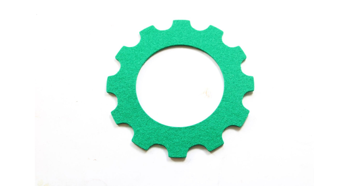 Green Tank Felt Seal Half-Round Edge
