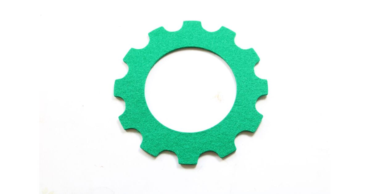 Green Tank Felt Seal Half-Round Edge