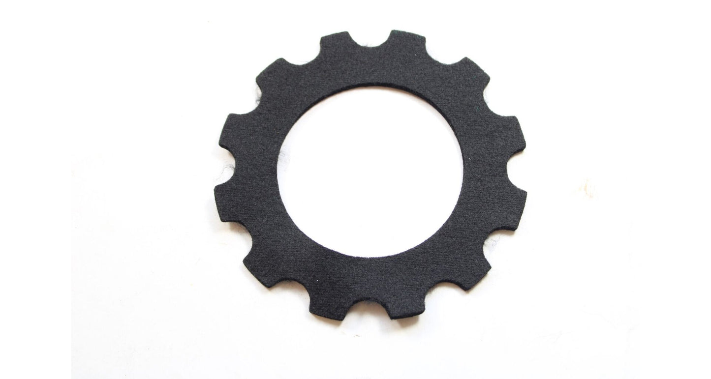 Black Tank Felt Seal Half-Round Edge