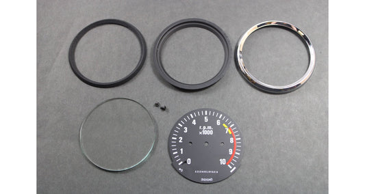 Tachometer repair kit Jawa 634-640 up to 10k RPM chrome bezel