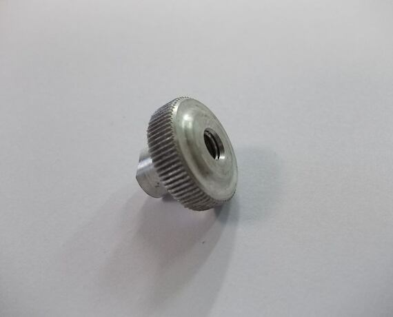 Knurled Aluminum Brake Cable Nut M6