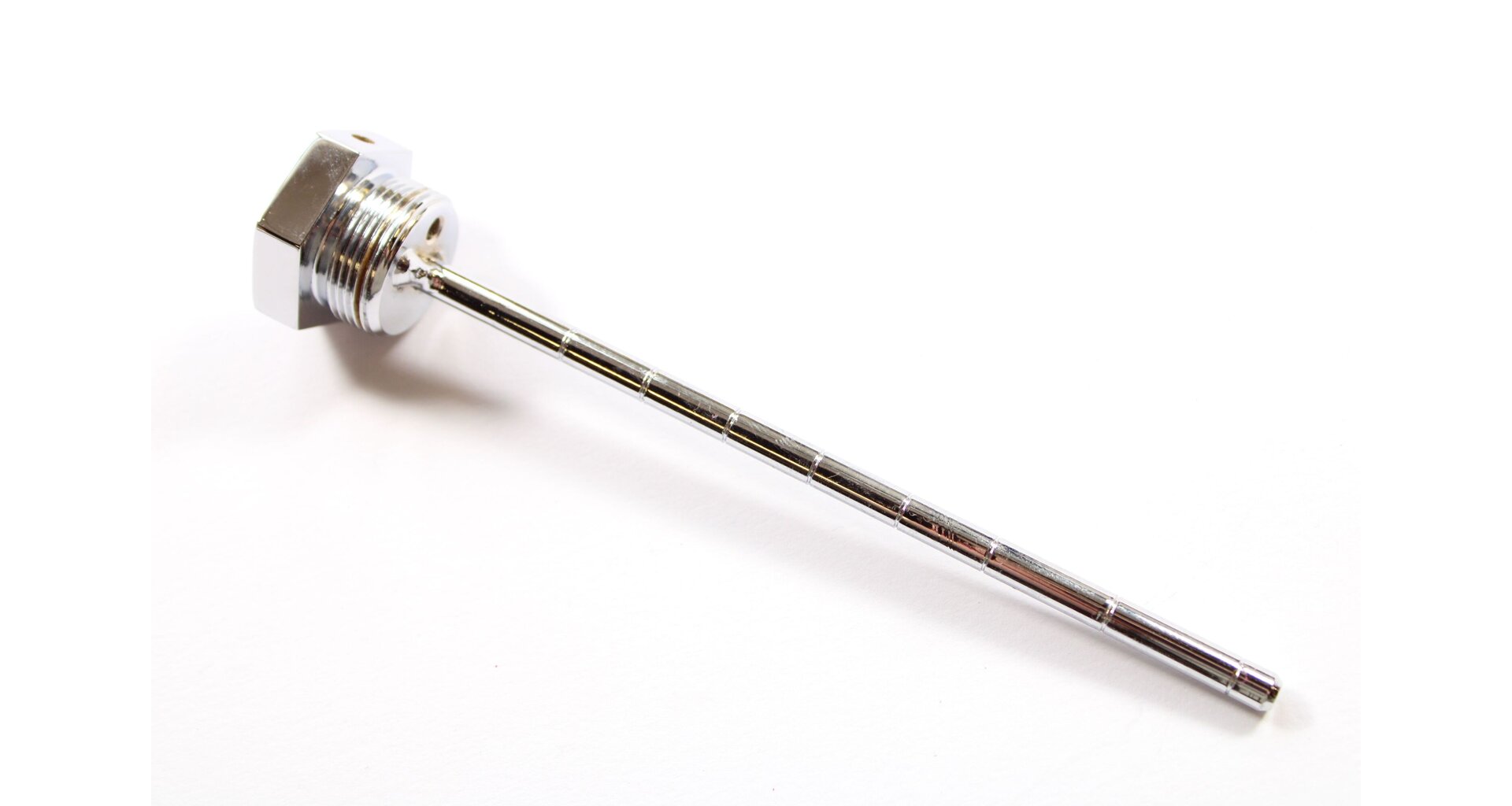 Tall front fork nut Jawa ČZ, chromed, with pin for covers