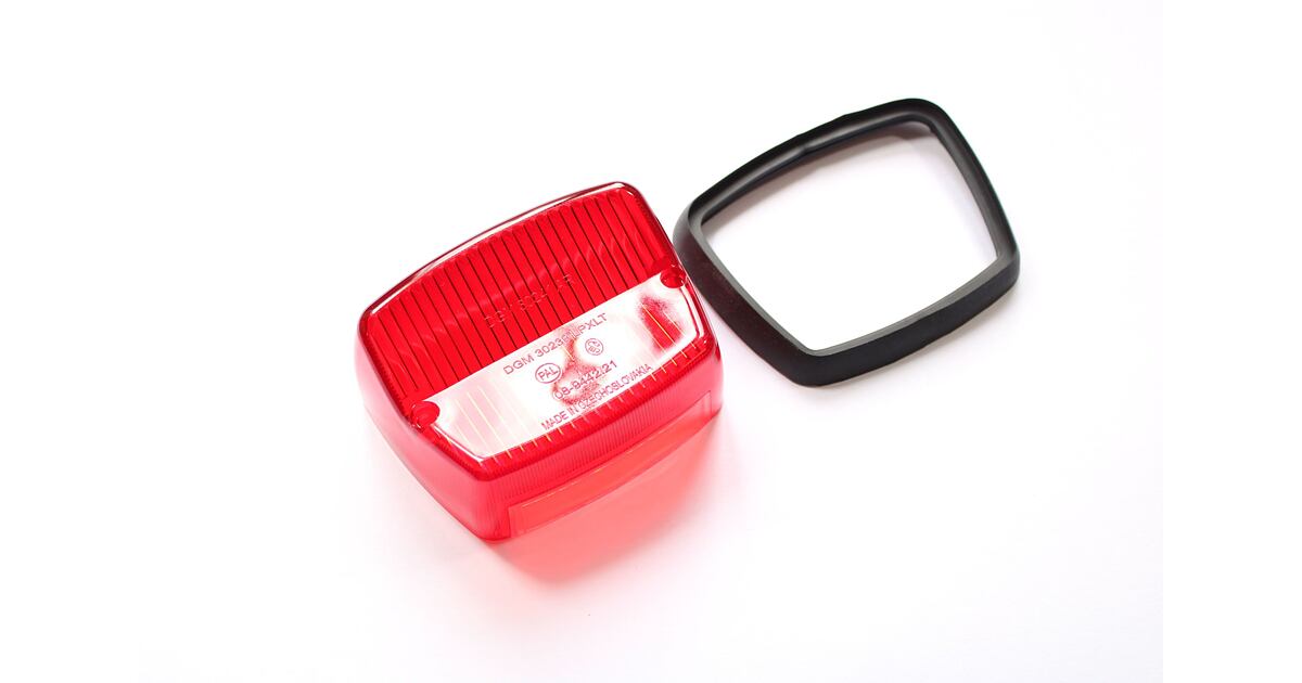 Rear Light Lens with Rubber Jawa ČZ 634
