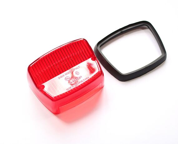 Rear Light Lens with Rubber Jawa ČZ 634
