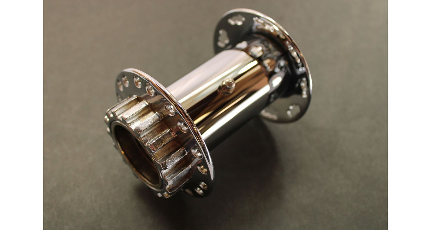 Jawa Pérák wheel hub complete, chrome, FJ