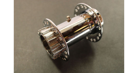 Jawa Pérák wheel hub complete, chrome, communist type
