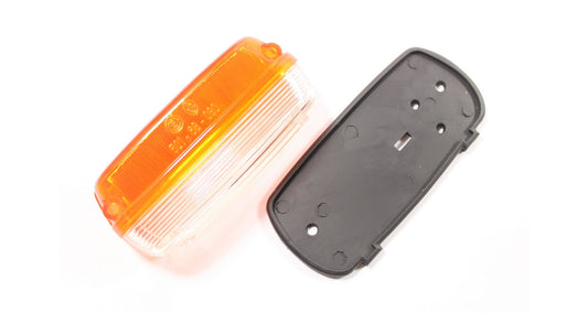 Rear Light Cover with Rubber Grommet ČZ White-Orange