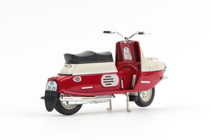 Model motorcycle Scooter ČZ 175/501 dark red/light grey