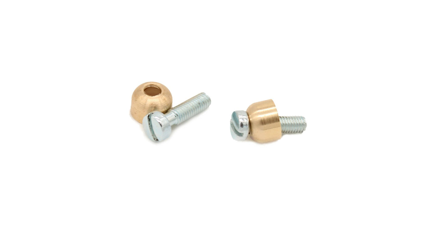 Brass Headlight Cap with Screw Jawa ČZ