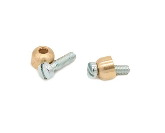 Brass Headlight Cap with Screw Jawa ČZ