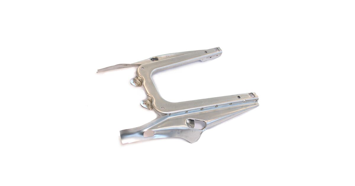 Seat Rail with Swallow Badges JAWA