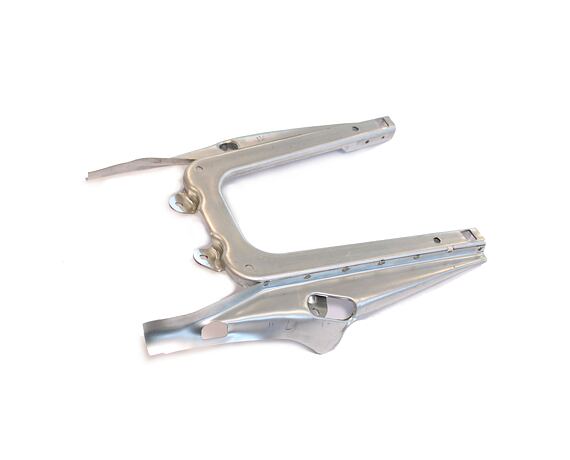 Seat Rail with Swallow Badges JAWA
