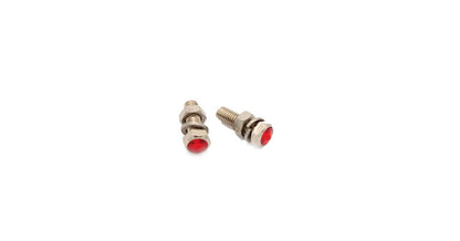 Red License Plate Screws M5 Set