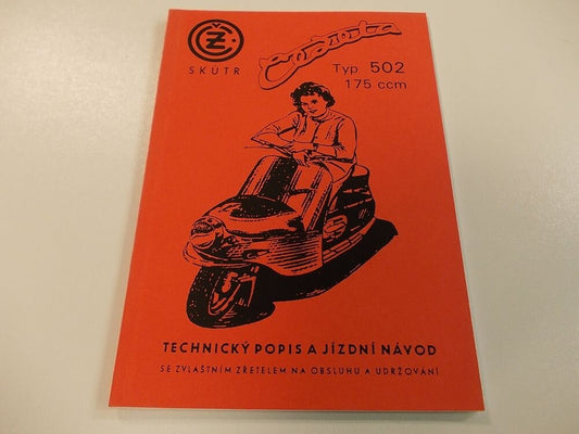 Owner's manual Scooter ČZ 175/502