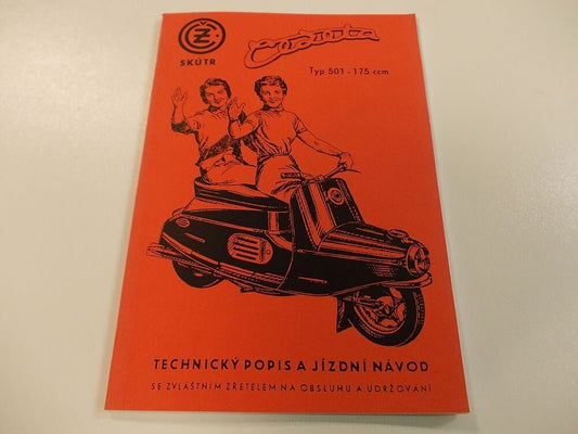Owner's manual Scooter ČZ 175/501