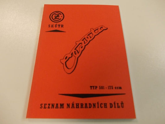 Spare parts catalog scooter ČZ 175/501