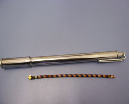Chrome Motorcycle Hand Pump 35cm Velobel
