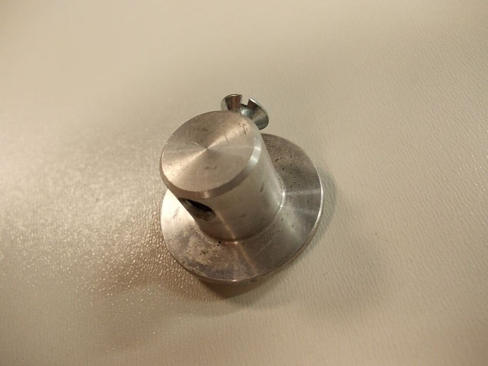 Left Handlebar End Cap JAWA ČZ Unpolished