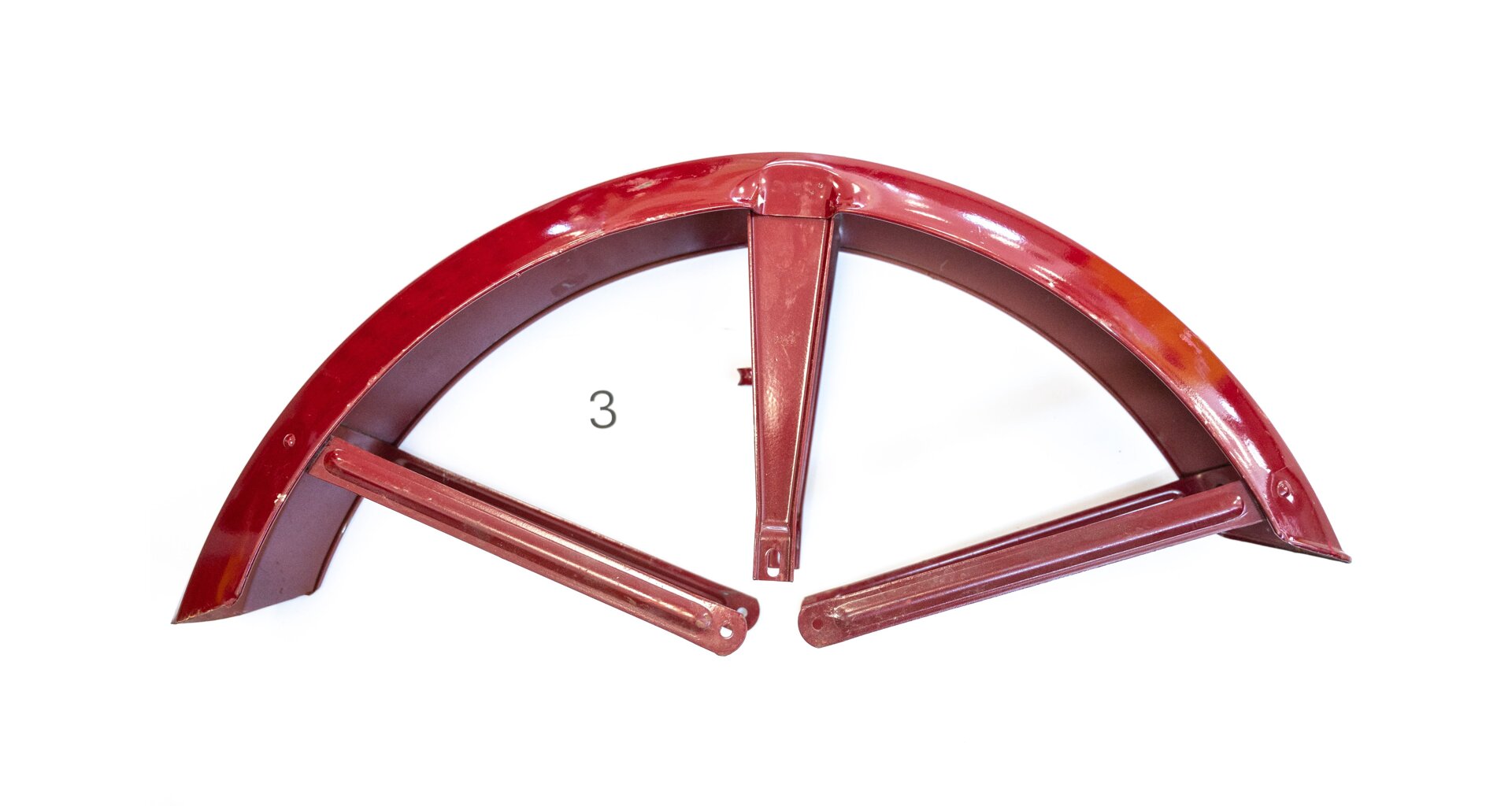 Přední blatník Jawa 634 červený č.3 Mototechna