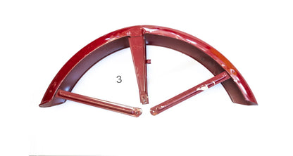 Front fender Jawa 634 red no.3 Mototechna