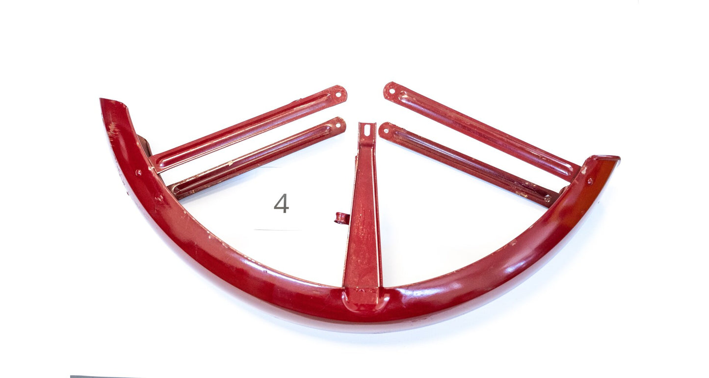 Front fender Jawa 634 red no.4 Mototechna