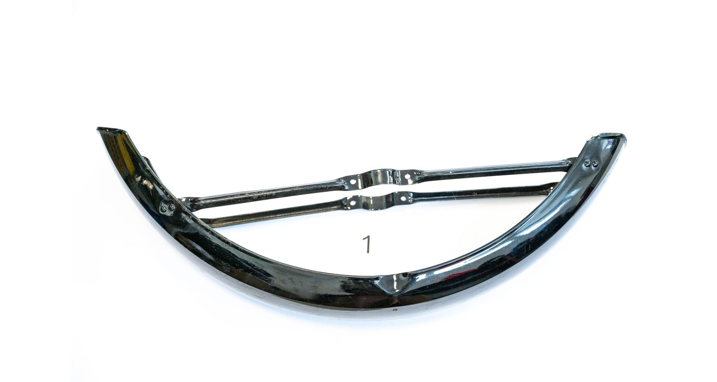 Front fender Jawa 634 for clamps, black, with defect