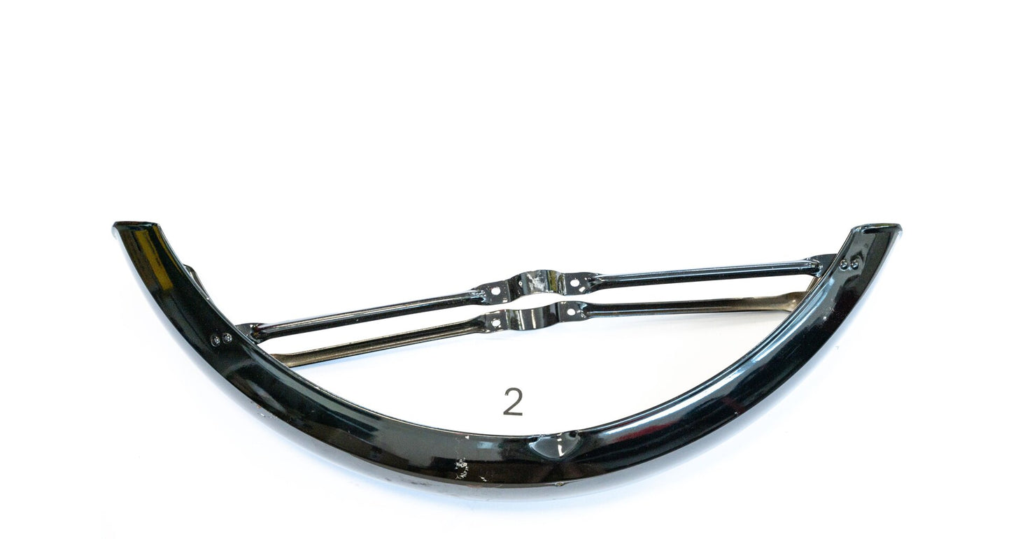 Front fender Jawa 634 for clamps, black, new-old stock