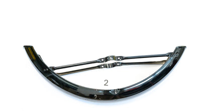 Front fender Jawa 634 for clamps, black, new-old stock