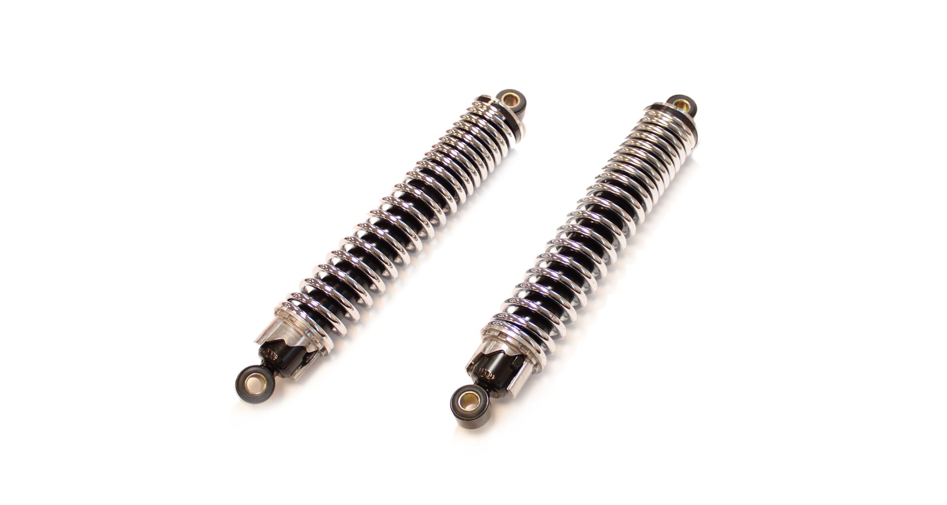 Rear shock absorber, adjustable, Jawa ČZ, chromed, pair