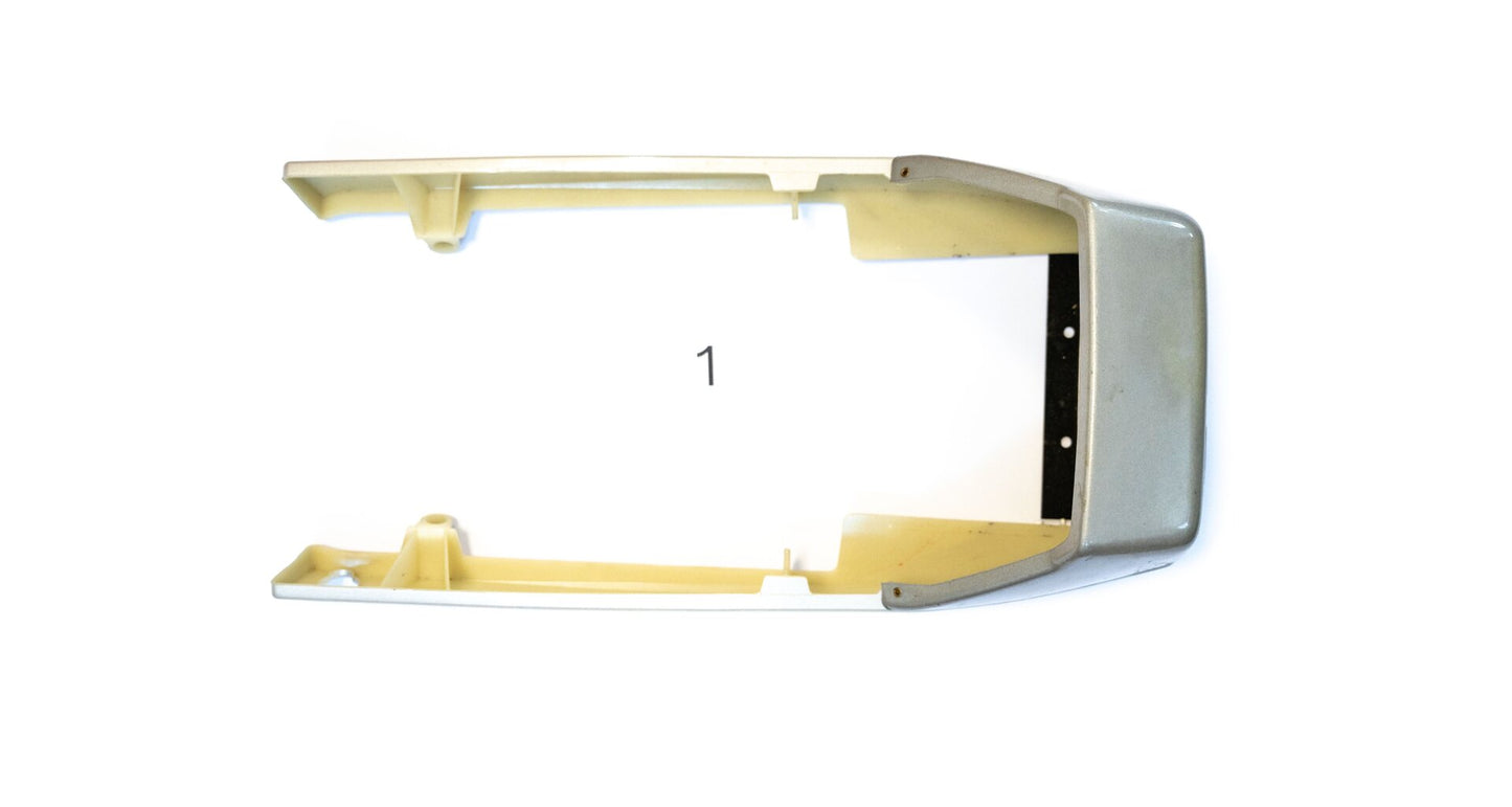 Under-seat plastic panel Jawa 350/638 - 639 silver, with light holder