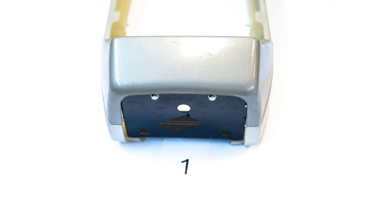 Under-seat plastic panel Jawa 350/638 - 639 silver, with light holder