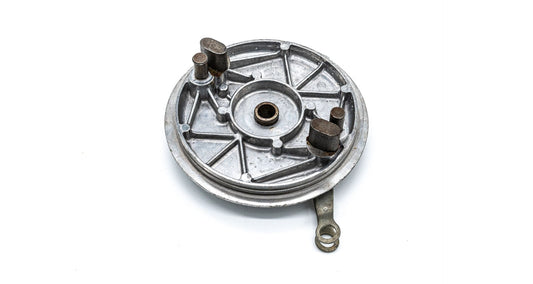 Brake plate Jawa 350/638 assembled without shoes, Mototechna