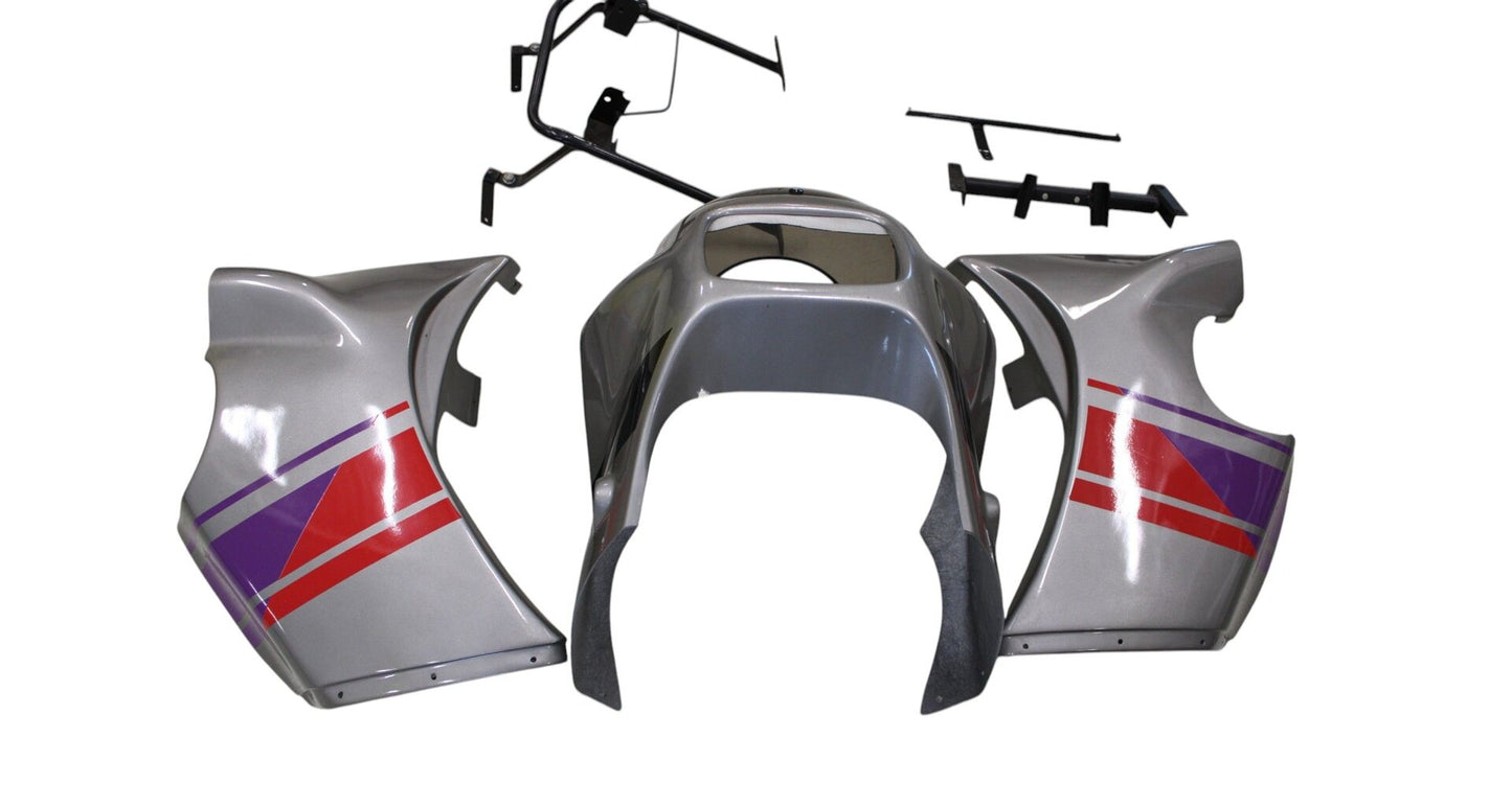 Fairing Set Jawa 350/640 Sport Silver, Nearly Complete
