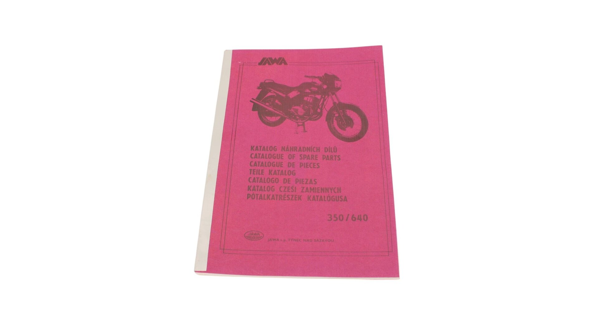 Spare Parts Catalogue Jawa 350/640 Style 1993