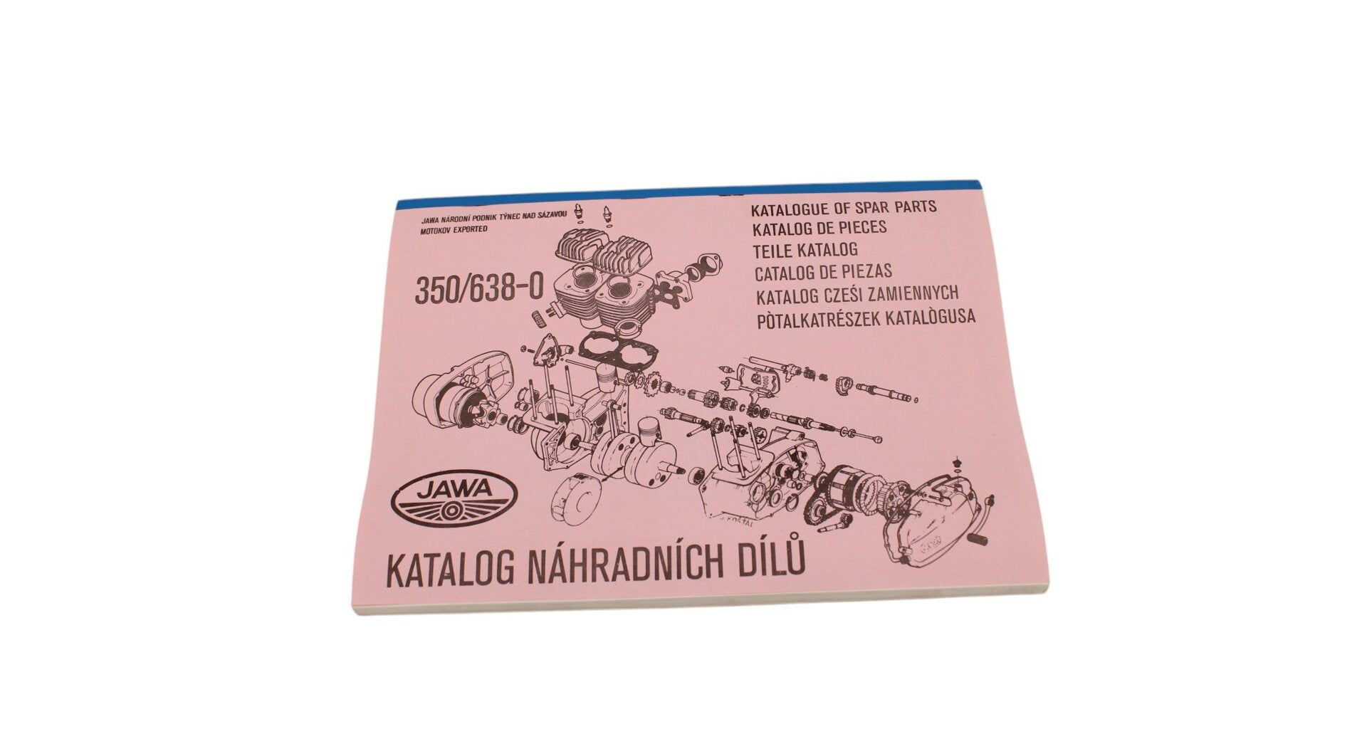 Jawa 350 type 638 639 var. 2 Spare Parts Catalog