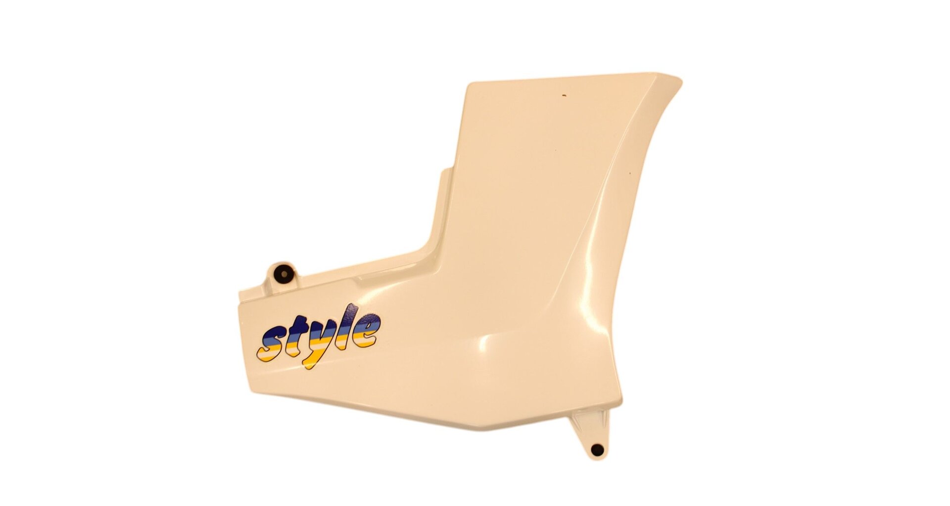 Right fairing panel under tank, white, Jawa 350/640