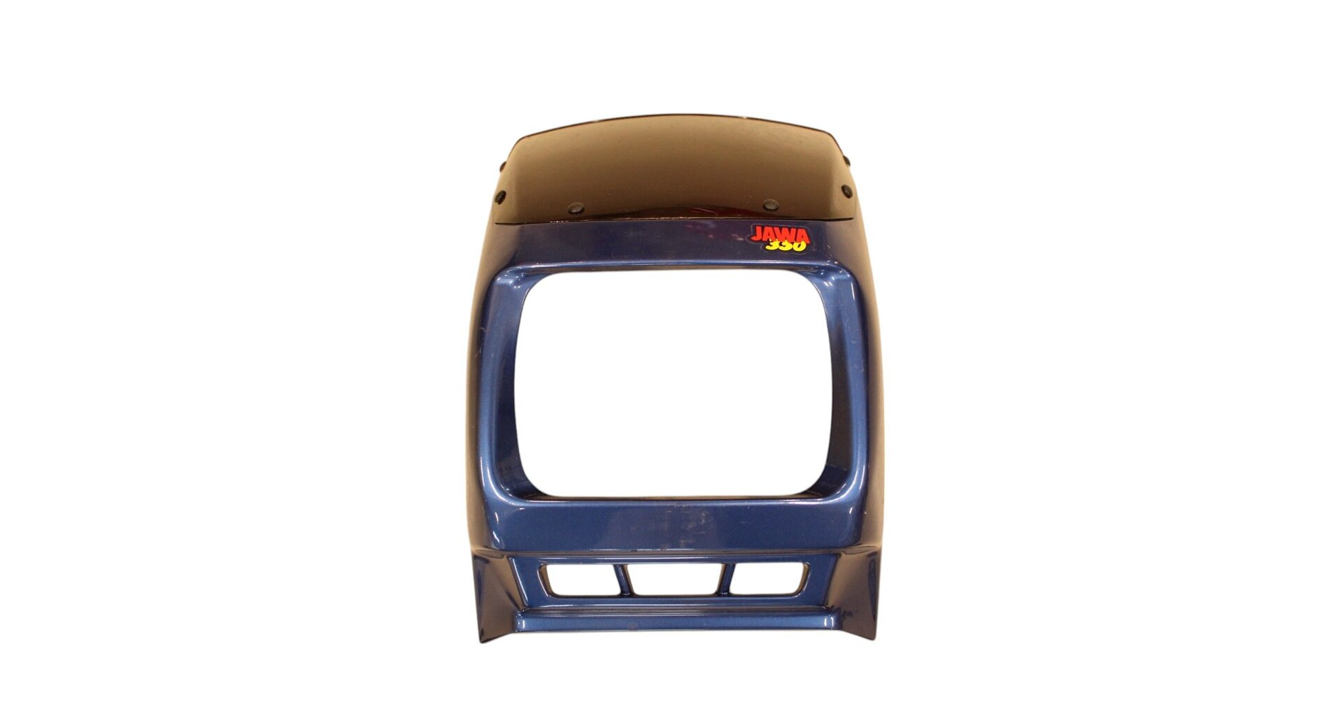 Headlight mask Jawa 350/640, blue, orig.