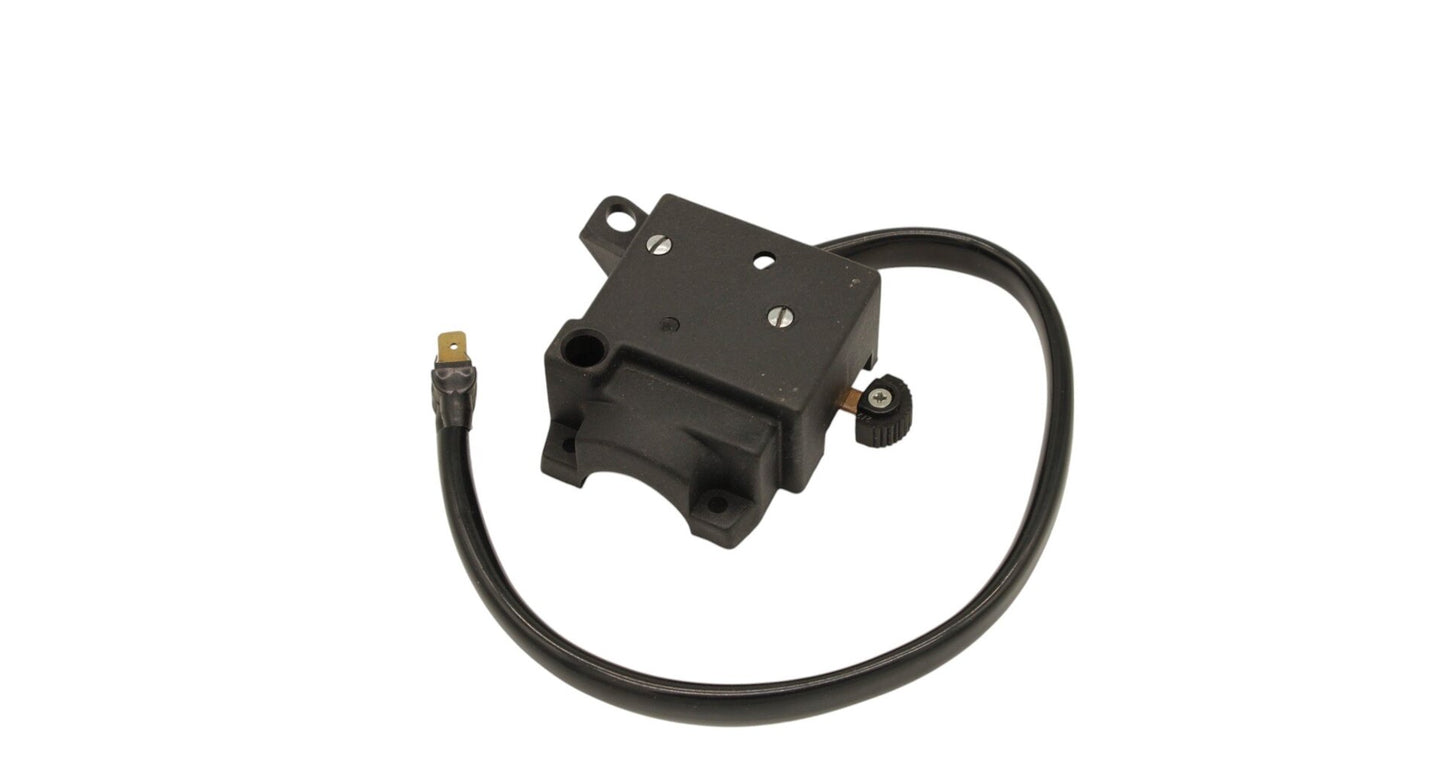 Right switch incomplete, black button, Jawa 350/640 and 639, Mototechna